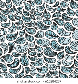 Nature background of water drops. Vector illustration.