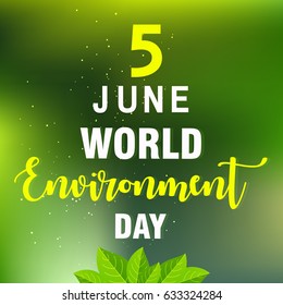 Nature background for World Environment Day, 5 June.