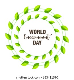Nature background for World Environment Day, 5 June.