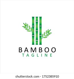 Nature bamboo logo design template. A ​professional, elegant, clean, ​​simple, modern, creative bamboo logo design​.​ ​​​​​​It would be perfect for a​ beauty salon, a resort, a spa, beauty products​​.
