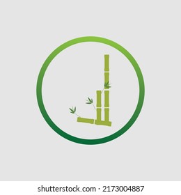 nature Bamboo Logo vector illustration design 