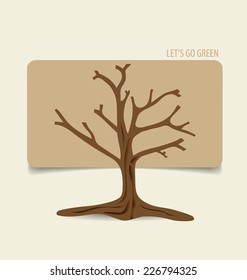 Nature banner, Eco organic labels and cards. Vector illustration.