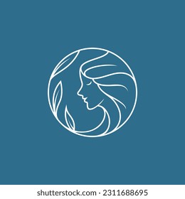 Nature Beauty Logo Design Vector