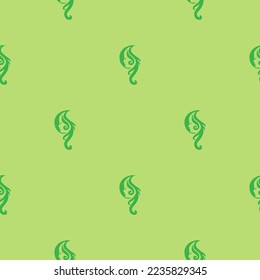 nature beauty logo seamless pattern