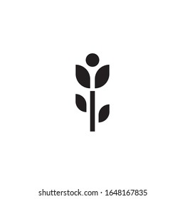 Diseño de icono vectorial para el logotipo de belleza natural