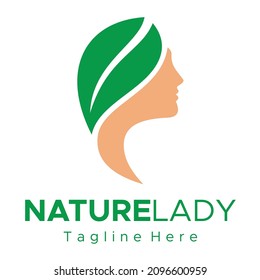 diseño vectorial del logotipo de naturaleza y belleza