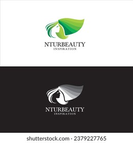Logo de belleza natural en vectores