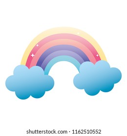 3d Rainbows Candy Pastel Color Pink Stock Illustration 2191565729 ...