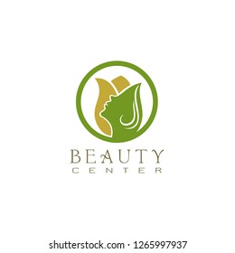 nature beauty vector template logo