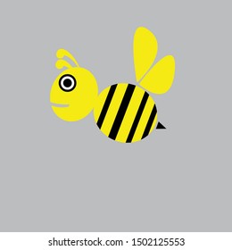 Nature Bee Honey Logo Vector