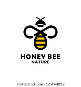 Honey Bee Creative Vector Sign Concept Stock Vector (Royalty Free ...