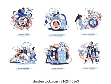 Nature biodiversity mother earth, climate change awareness ecological. Climate action, forestation and recycling awareness. Global warming, save our planet environmental protection. Creative metaphor