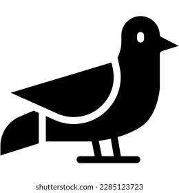 Natur, Vogel, Tier, einzeln, weiß, Vektorgrafik 