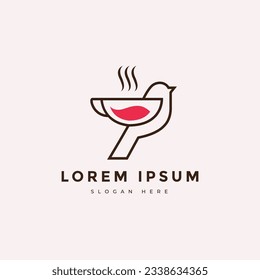 nature bird creative brand company modern logo style beauty vector graphic design illustration 