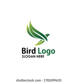 nature bird logo concept design template, animal logotype