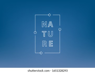 Naturblauer Farbverlauf-Hintergrund. Abstrakter heller Hintergrund. Ui Ux modische Web-Vektorillustration Hintergrund. Nature color modische Vektorillustration Banner für Text. Trendblauer Lavastradient.