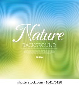 Nature blurred background
