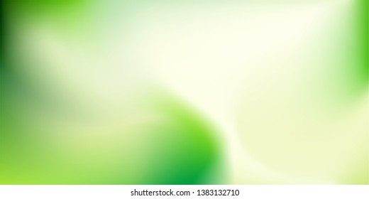 Nature blurred background. Abstract
 green yellow gradient backdrop. Vector illustration. Ecology concept for your graphic design, banner, wallpaper or poster
