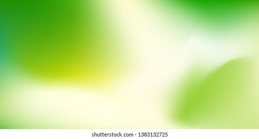 Nature blurred background. Abstract
 green yellow gradient backdrop. Vector illustration. Ecology concept for your graphic design, banner, wallpaper or poster