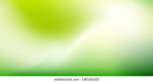 Nature blurred background. Abstract
 green yellow gradient backdrop. Vector illustration. Ecology concept for your graphic design, banner, wallpaper or poster