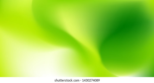 Nature Blurred Green background. Abstract gradient with light backdrop. Vector illustration. Ecology concept for your graphic design, banner, poster, wallpapers, themes