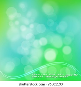 Nature bokeh background.vector eps 10