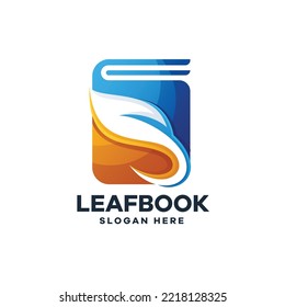 Nature Book Logo, Education, Agriculture, Organic Logo Design Illustration