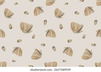 Nature booming flowers seamless pattern. Hand draw flower. Ethnic flower. Floral design print for all. Texture design, textile, fabric, printing. Art flowers pattern. Vector design, fabric, wrapping