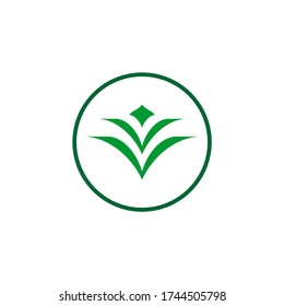 Logo-Vector für das naturbotanische Symbol