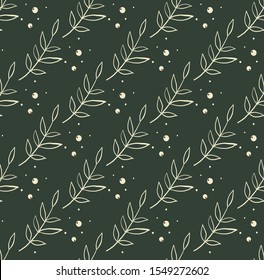 Nature botanic pattern. Floral background. Decoration texture