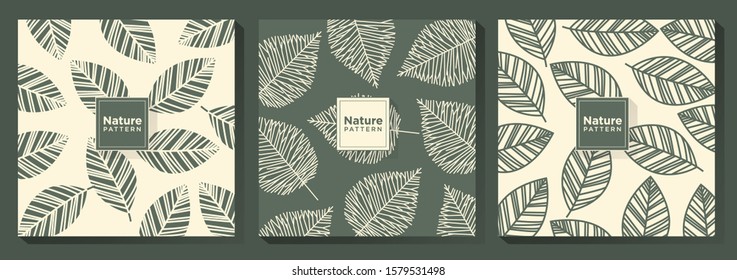 Nature Botanical Pattern Template Design