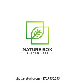 Nature Box Logo Design Template