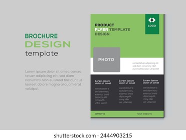 Nature Brochure Layout with Circle Image Masks