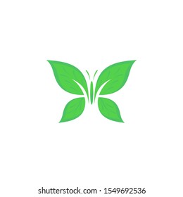 Nature Butterfly Beauty Logo Illustration Stock Vector (Royalty Free ...