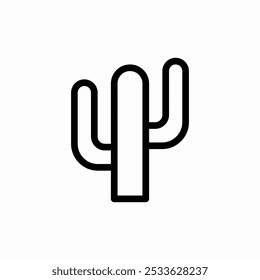 Naturkaktus-Symbol, Vektorsymbol