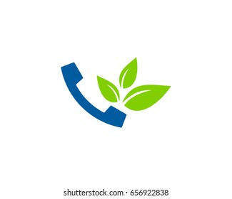 Nature Call Icon Logo Design Element