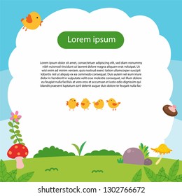 nature card vector design