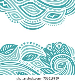 Nature card. Vector illustration.