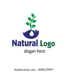 Nature Care Logo Design Template