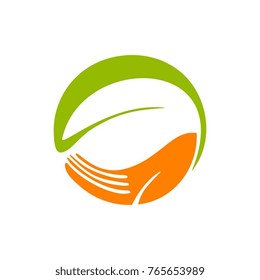 Nature Care Logo Design Template