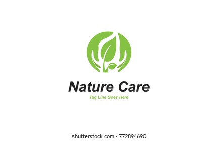 Nature Care logo template 
