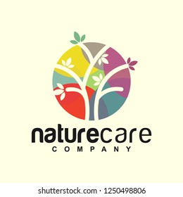 Nature care tree logo