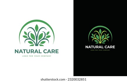 Nature care, Vector logo template.