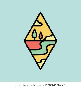 Nature and chill graphic illustration vector art t-shirt design