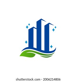 Nature City Clean logo vector template, Creative Clean logo design concepts