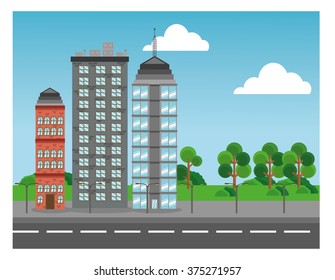 Nature city design 