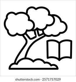 Nature Classroom Icon Element For Design