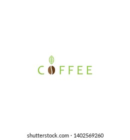 Nature Coffee Logo Design Vector