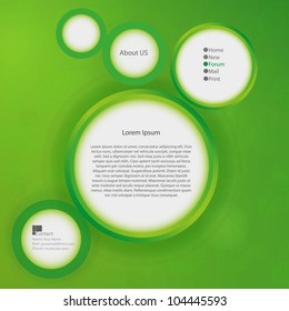 Nature color abstract website design