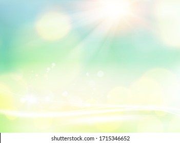 Nature color background. Spring eco background. Vector illustration.